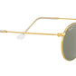 Round Metal RB3447 gold green classic