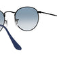 Round Metal RB3447 black blue gradient