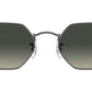 Octagonal RB3556N 004/71 gunmetal