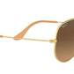 Aviator Gradient RB3025 112/M2 Gold Brown