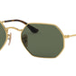 Octagonal Classic RB3556N polished gold