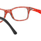 RB5228 top black on texture red