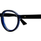 1384 Optical 01 Black on Blue