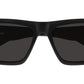 BB0366S 001 Solid Black Grey