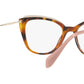 MU 02QV VX81O1 havana / top transparent brown
