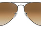 Aviator Gradient RB3025 004/51 Gunmetal Brown