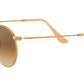 Round Metal RB3447 gold brown gradient