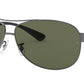 RB3386 gunmetal metal green