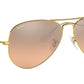 Aviator Gradient RB3025 001/3E Gold Silver