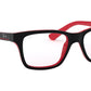 RY1536 For Kids top black on red