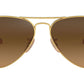 Aviator Gradient RB3025 112/M2 Gold Brown