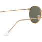 Round Metal RB3447 matte gold classic