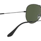 Aviator Large Metal II RB3026 L2821 Black Green