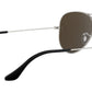 Aviator Mirror RB3025 019/W3 Matte Silver Grey