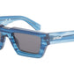 Manchester Striped Blue Grey
