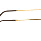 Round Metal RB3447 gold bronze gradient
