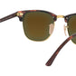 Clubmaster Flash Lenses RB3016 sand havana and gold