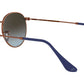 Round Metal RB3447 polished bronze copper
