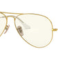Aviator Clear Evolve RB3025 001/5F Gold Grey Photochromic