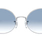 Oval RB1970 silver light blue