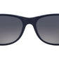 New Wayfarer RB2132 660778 matte blue on transparent blue