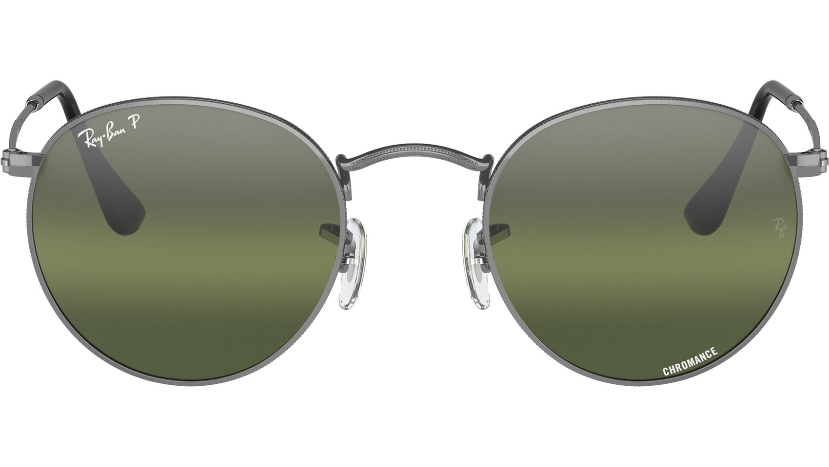Round Metal RB3447 004/G4 Gunmetal