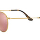 Round Flat Lenses RB3447N gold copper