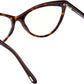 Clip-on FT5896-B 052 Dark Havana
