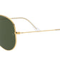 Aviator Large Metal II RB3026 L2846 Gold Green