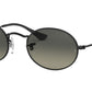 Oval Flat Lenses RB3547N 002/71 Black