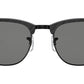 Clubmaster RB3016 1305B1 wrinkled black on black