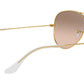 Aviator Gradient RB3025 001/3E Gold Silver