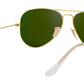Aviator Flash Lenses RB3025 112/4L Matte Gold Blue