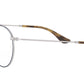 Round Metal Optics RB3447V silver on top blue