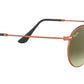 Round Metal RB3447 bronze copper green