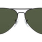 Aviator Large Metal II RB3026 L2821 Black Green