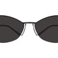 BB0350S 001 Shiny Black Grey