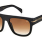 DB 7044/S Black Gold Brown Shaded