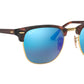 Clubmaster Flash Lenses RB3016 sand havana and gold