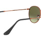 Round Metal RB3447 bronze copper green