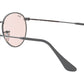 Round Solid Evolve RB3447 gunmetal pink