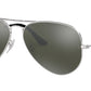 Aviator Mirror RB3025 W3277 Silver