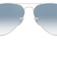 Aviator Gradient RB3025 003/3F Silver Blue
