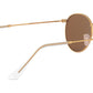 Round Flash Lenses RB3447 matte gold