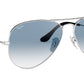 Aviator Gradient RB3025 003/3F Silver Blue
