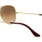 Aviator Gradient RB3025 001/51 Gold Brown
