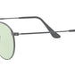 Round Solid Evolve RB3447 gunmetal green