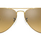 Aviator Gradient RB3025 001/3K Gold Brown
