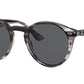 RB2180 643087 striped grey havana