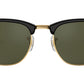 Clubmaster RB3016F W0365 black on arista